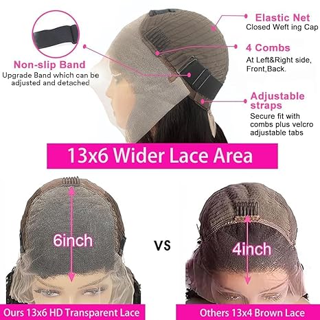 22''- 13x6 HD LACE RAW CAMBODIAN HAIR WIG (BODY WAVE) – 180% Density - Image 4